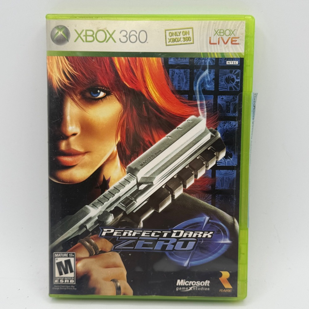 Microsoft Perfect Dark Zero Xbox 360 Green Excellent FPS Shooter Rare